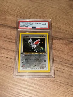 Pokemon TCG Skarmory Neo Genesis 13/111 Holo 1st Edition Holo Rare N Mint PSA 8 - Image 1