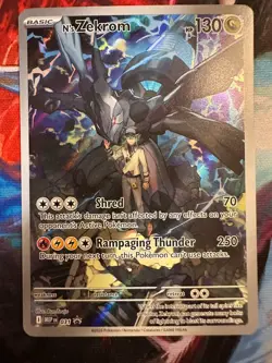 N's Zekrom 031 Pokemon Ascended Heroes Promo Full Art Black Star English ETB - Image 1