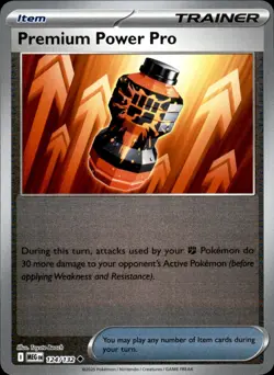 Premium Power Pro - 124/132 Reverse Holo - Pokemon ME01: Mega Evolution - NM - Image 1