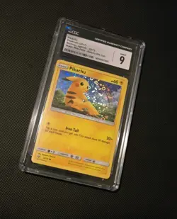 2017 Pokemon Shining Legends #28/73 Pikachu Holo - Raichu GX Coll. - MINT CGC 9 - Image 2