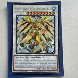 Konami Yu-Gi-Oh! Crystron Quariongandrax MZTM-EN087 Synchro/Effect 1st Edition - Image 1