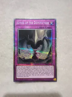 RA05-EN081 Songs of the Dominators Starlight Rare 1st Ed YuGiOh - Image 1