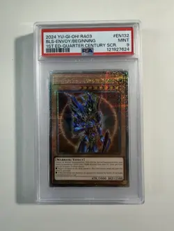Yugioh PSA 9 Black Luster Soldier - Envoy of the Beginning Quarter Century - Image 1