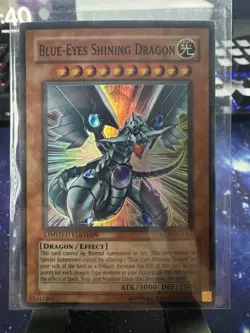 Yu-Gi-Oh! TCG Blue-Eyes Shining Dragon MOV-EN001 Super Rare - Image 1