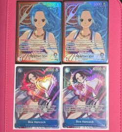 One Piece Card Game Foil Alt Art Lot Nefeltari Vivi Boa Hancock - Image 1