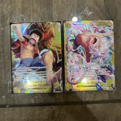 One Piece Op15-119 Monkey. D. Luffy Sec + EB04-061 Monkey. D. Luffy TCG - Image 1
