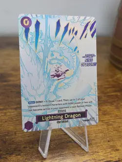 One Piece | Lightning Dragon | OP15-077 | Alt Art Event (R) | NM - Image 3
