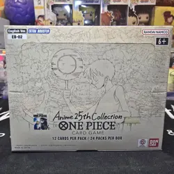 One Piece Extra Booster Anime 25th Collection Booster Box EB-02 Factory Sealed - Image 1