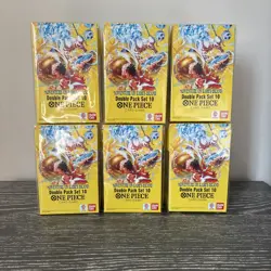 6X One Piece TCG Sealed OP-15 DB-10 DOUBLE PACK VOL 10 - English - USA - Image 1