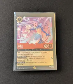 Disney Lorcana TCG - Winterspell - Elsa - Ice Artisan - 123/204 Legendary FOIL - Image 1