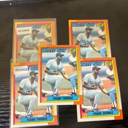 Lot Of 6 Frank Thomas 1990 Topps Rookie Card Mint Condition RC - Image 1
