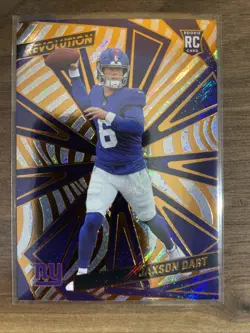 2025 Panini Revolution Jaxson Dart Rookie #219 New York Giants NFL Card - Image 1