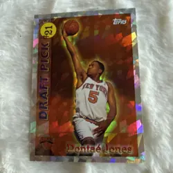 Topps 1996-97 Draft Pick DP21 Dontae' Jones New York Knicks Basketball Card - Image 1
