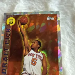 Topps 1996-97 Draft Pick DP21 Dontae' Jones New York Knicks Basketball Card - Image 4