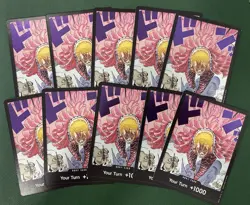 Set of 10 DON!! Donquixote Doflamingo (OP10) - One Piece Card Game - Image 1