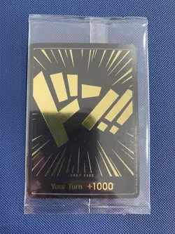 SEALED! One Piece TCG Card Game - DON!! Black & Gold English Card - Image 1