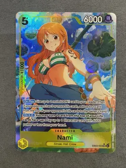 Nami EB03-053 SR Parallel Alt Art One Piece Card Game TCG NM English - Image 1