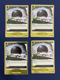 X4 Kingdom Come Foil EB01-059 PLAYSET One Piece TCG Card English - Image 1