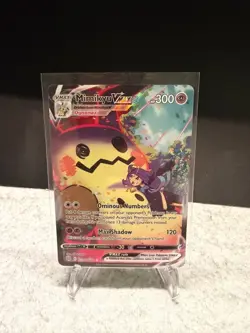 Pokemon Mimikyu VMAX Holo Ultra Rare TCG Card 2022 Brilliant Stars TG17/TG30 - Image 1