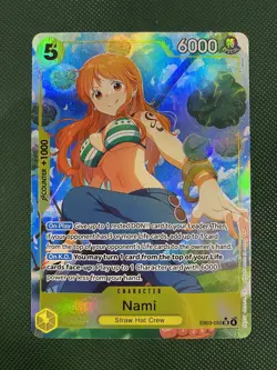 Nami EB03-053 SR Parallel Alt Art One Piece Card Game TCG NM English - Image 1