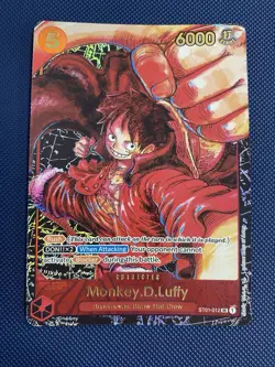 One Piece TCG Card Monkey D.Luffy ST01-012 OP05 1st Anniversary English - Image 1