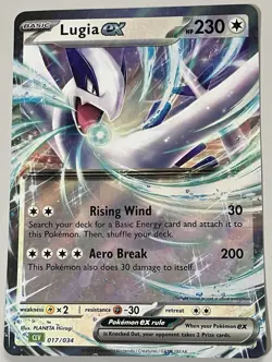 Pokemon Trading Card Game Classic Lugia ex Basic Oversized HoloFoil #017/034 - Image 1