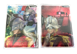 GUNDAM TCG RP-002 Zechs & Tallgeese + RP-004 Char & Zaku II Resource Cards Set - Image 1