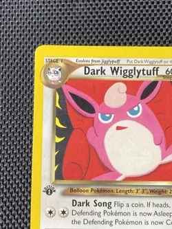 Pokemon Card - Dark Wigglytuff Neo Destiny 40/105 Uncommon 1st Edition LP+ - Image 2