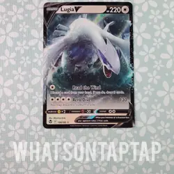 Pokemon Card Lugia V 138/195 Ultra Rare Sword Shield Silver Tempest Singles NM - Image 1