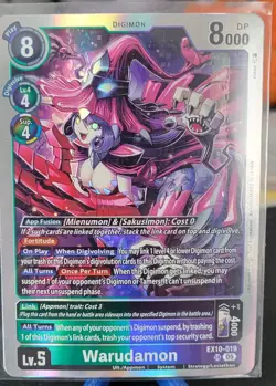 Digimon Card Game Warudamon EX10-019 SR Sinister Order NM - Image 1