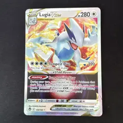 Pokemon Lugia VSTAR TCG Silver Tempest Holo Ultra Rare Card 139/195 - Image 1
