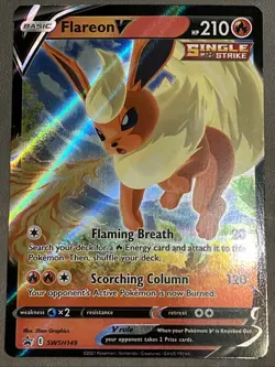 Flareon V SWSH149 SWSH: Sword & Shield Promo Cards Holo - Image 1