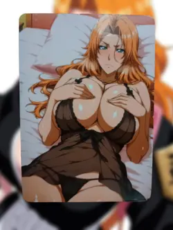 Rangiku Matsumoto Bleach Anime Waifu Sexy Goddess Doujin Hentai Lewd Card - Image 1