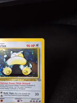 Pokemon TCG Snorlax Holo Rare Card 11/64 Jungle Unlimited LP/VLP - Image 2