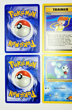 Misty's Lot (4) - NM* Vintage Gym Hero WOTC Pokemon Card - Starmie, Staryu, Seel - Image 5