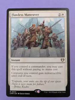 MTG Magic: Commander Masters Flawless Maneuver #0024 Rare - NM - Image 1