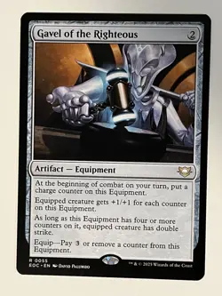 Gavel of the Righteous Commander: Edge of Eternities Non-Foil Regular MTG - Image 1