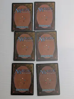 Dancing Scimitar x6 - MTG Revised Edition (3rd Ed) 1994 - VINTAGE Uncommon Lot - Image 2