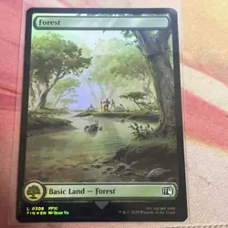 MTG - Final Fantasy: Forest (0308) - Land Foil - Near Mint - Image 1