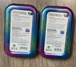Pokemon TCG Prismatic Evolutions Mini Tin Lot of 2 - New & Sealed - Image 2