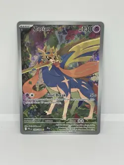 Pokemon TCG Zacian 100/094 | Phantasmal Flames | NM | Illustration Rare - Image 1