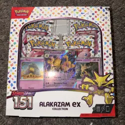 Pokemon TCG Scarlet and Violet - 151 Alakazam ex Collection Box -brand new - Image 1