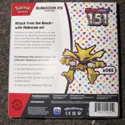 Pokemon TCG Scarlet and Violet - 151 Alakazam ex Collection Box -brand new - Image 2