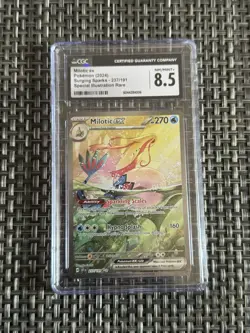 Pokemon TCG Milotic EX 237/191 Scarlet & Violet Surging Sparks CGC 8.5 - Image 1