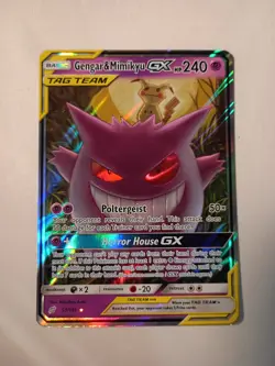 Gengar & Mimikyu GX Tag Team 53/181 Team Up Pokemon Sun & Moon - Image 1