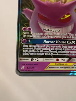Gengar & Mimikyu GX Tag Team 53/181 Team Up Pokemon Sun & Moon - Image 4