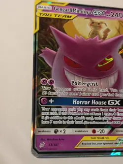 Gengar & Mimikyu GX Tag Team 53/181 Team Up Pokemon Sun & Moon - Image 5