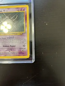 Pokemon 2002 Unown W Neo Destiny 1st Edition NON Holo Rare #29 CGC 9 Mint - Image 4