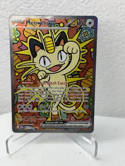 2026 Pokemon Perfect Order Meowth Special Illustration Rare 121/088 SIR - Image 1