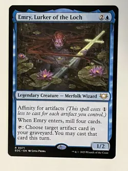 Emry, Lurker of the Loch Commander: Edge of Eternities Non-Foil Regular MTG - Image 1
